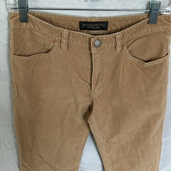 Banana Republic: Tan Stretch Corduroy Bootcut Pants- 4 Regular - Picture 15 of 16